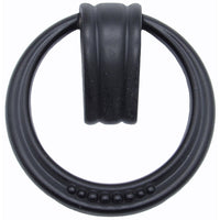 Beaded Elegance Ring Pull Matte Black alt 0