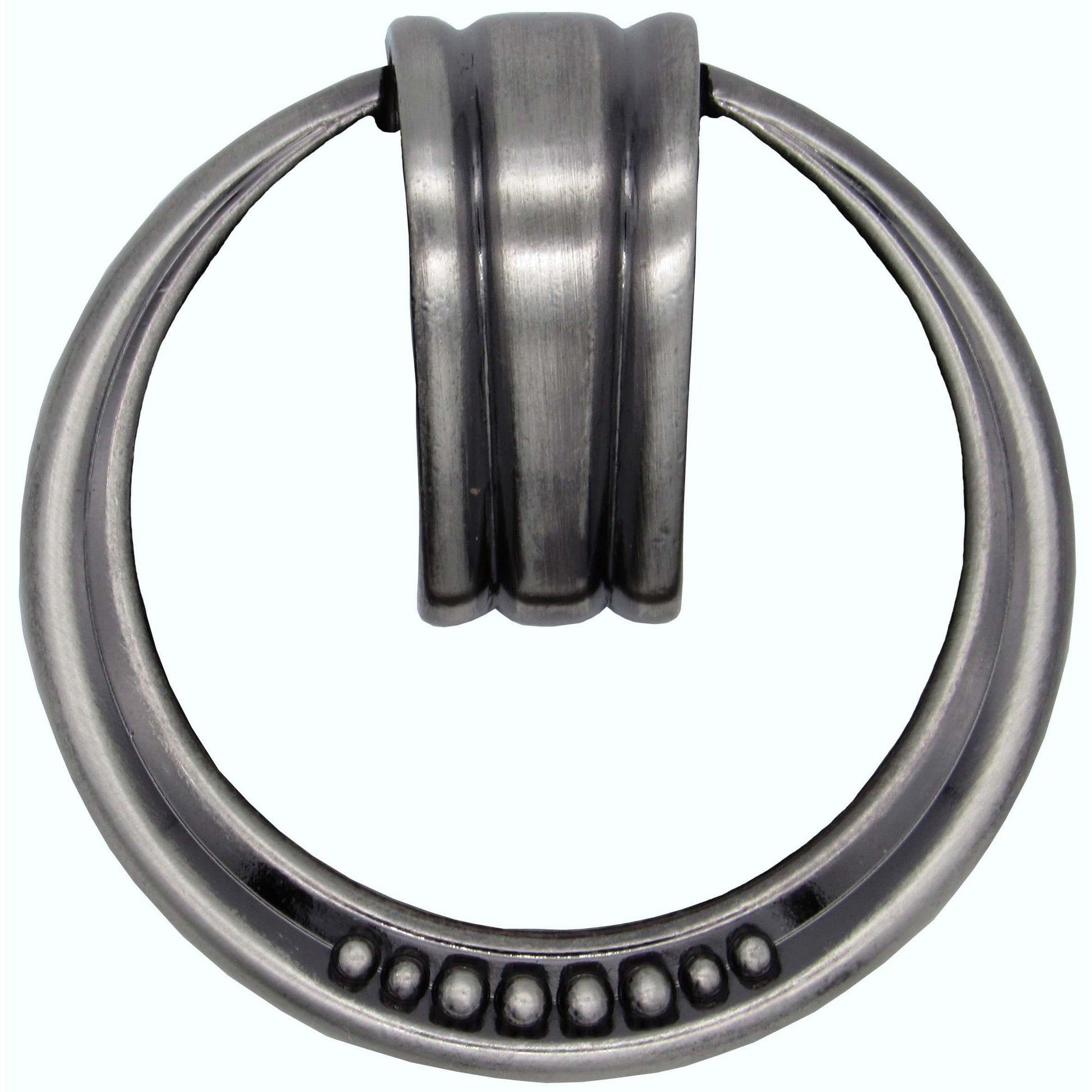 Beaded Elegance Ring Pull Satin Nickel Oxide alt 0