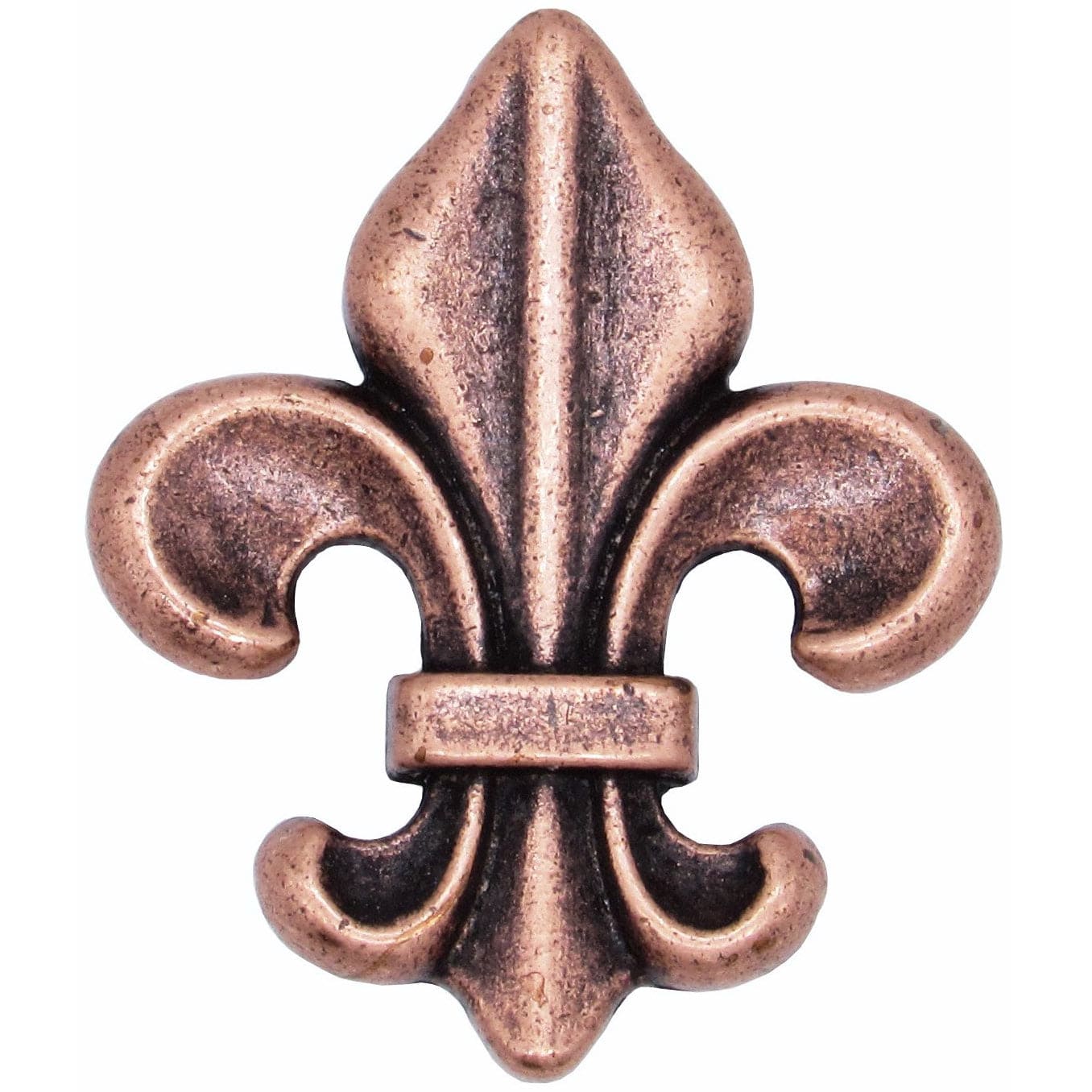 Fleur De Lis Knob Copper Oxide alt 0