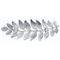 Fern Leaf Pull 2-15/16" Center Nickel alt 0