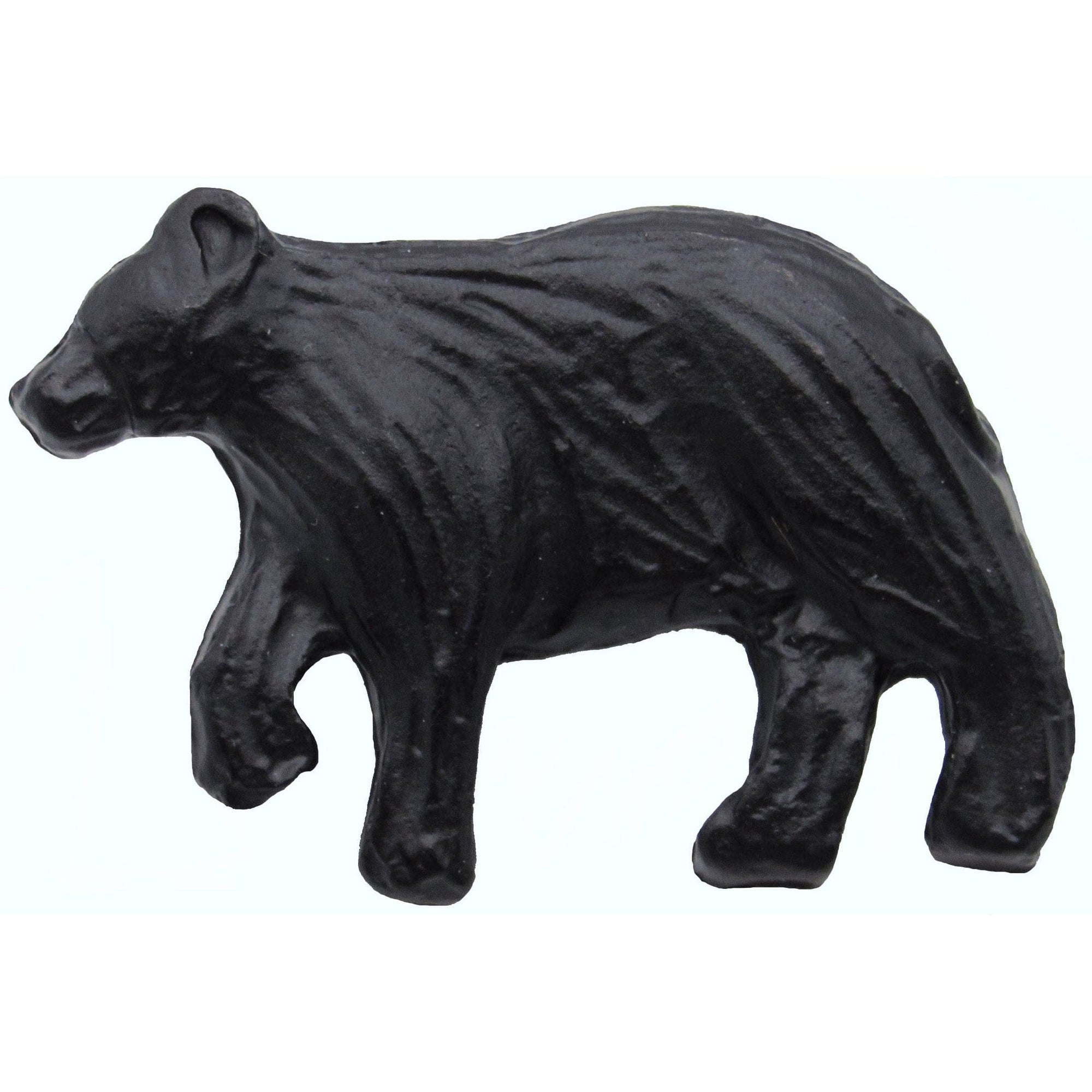 Bear Left Facing Knob Matte Black alt 0