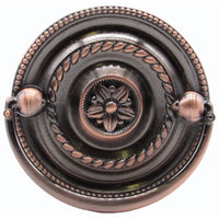 Tuscany Drop Pull Round Satin Copper Oxide alt 0