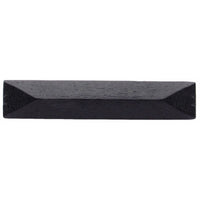 Rustic Pyramid Pull 3-3/4" Center Matte Black alt 0