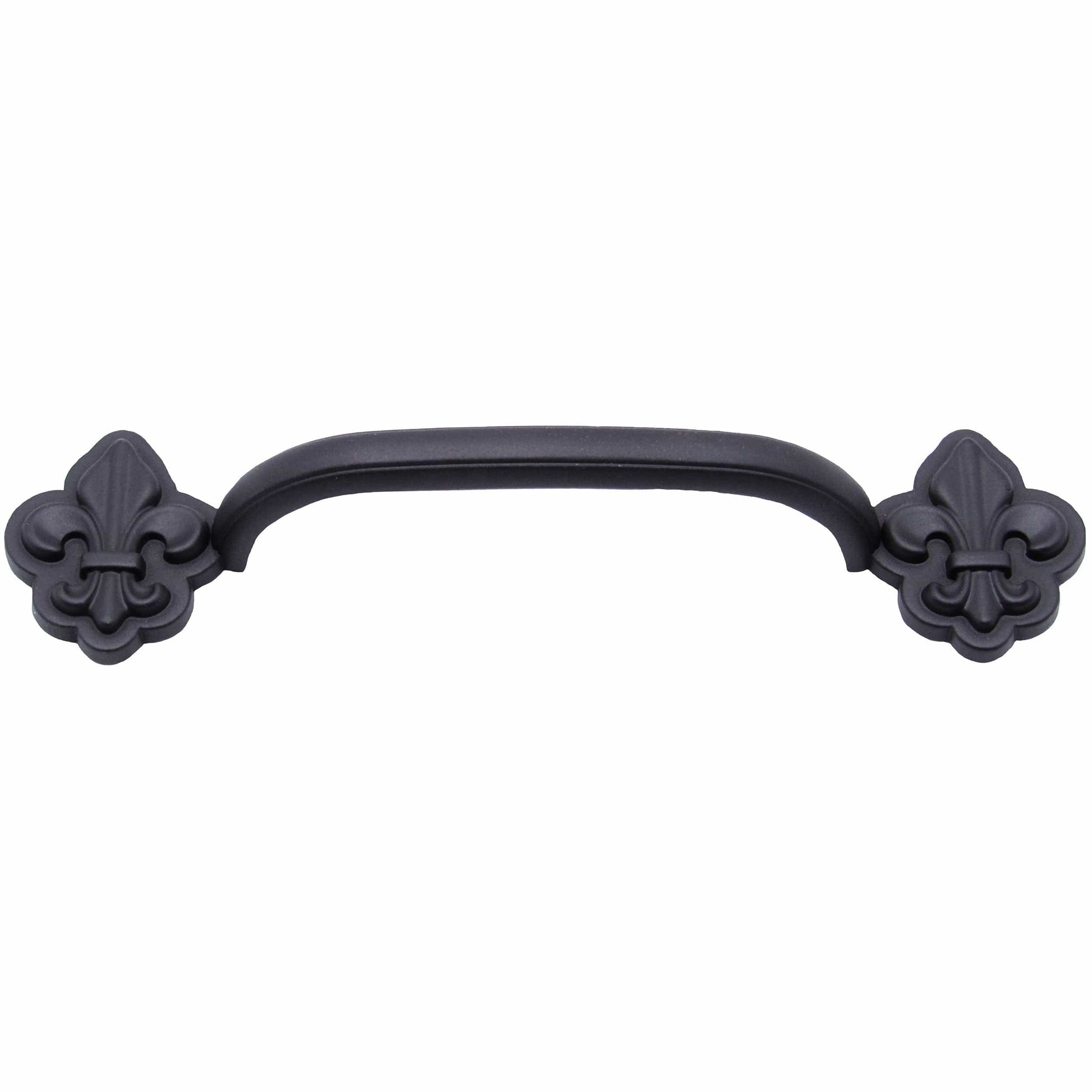 Fleur De Lis Arch Pull 3-3/4" Center Oil Rubbed Bronze alt 0