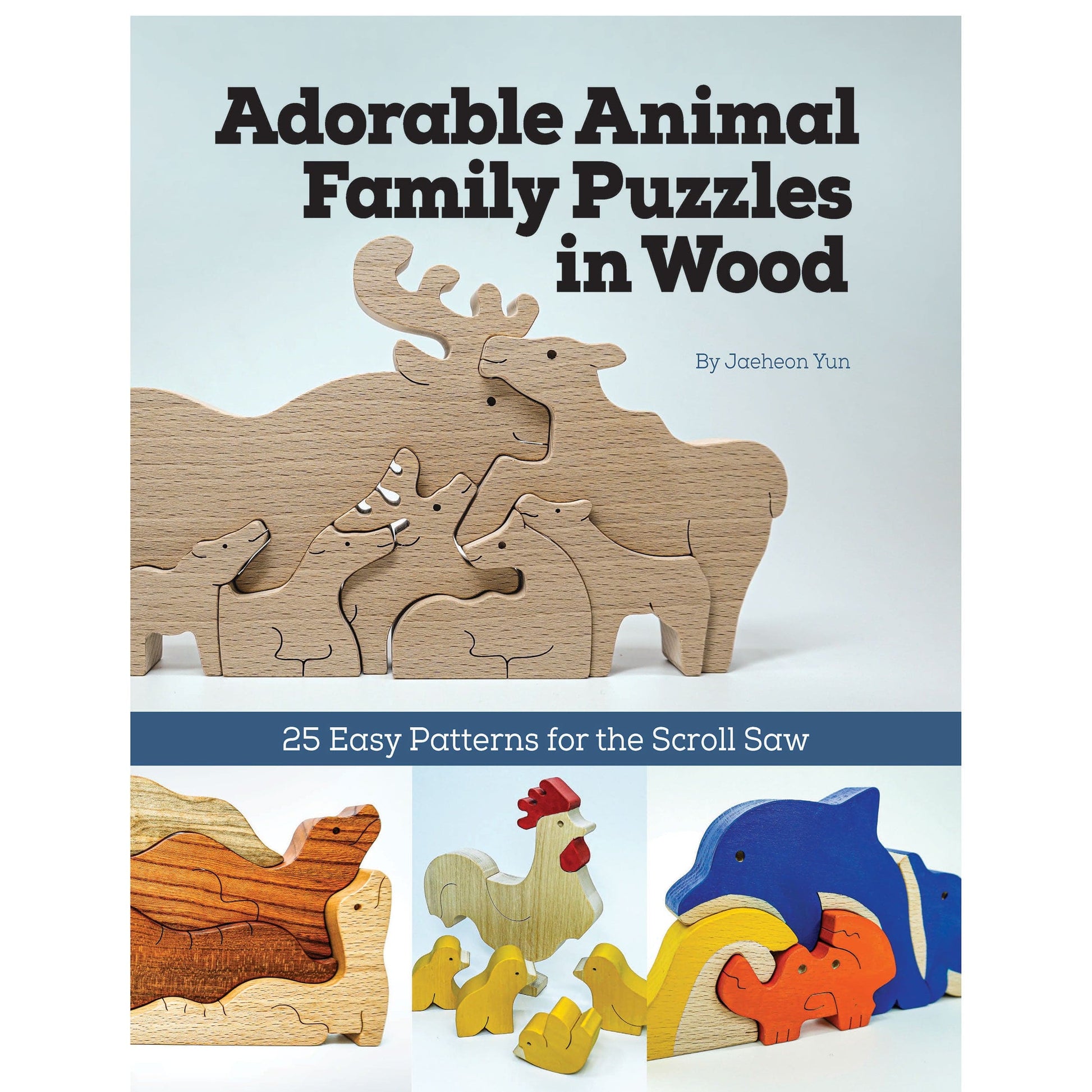 Adorable Animal Family Puzzles in Wood alt 0