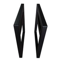 Cube Bench Legs - 20" - Black - Pair alt 0