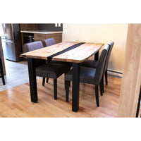 Pedestal Leg - 28" - Black - 4 Piece alt 0