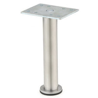 5-29/32" (150 mm) Borsa Adjustable Furniture Leg Stainless Steel alt 0