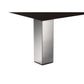 5-29/32" (150 mm) Adjustable Furniture Leg Chrome Pack of 4 alt 0