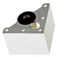 2-3/8" (60 mm) Adjustable Contemporary Furniture Leg Chrome alt 0