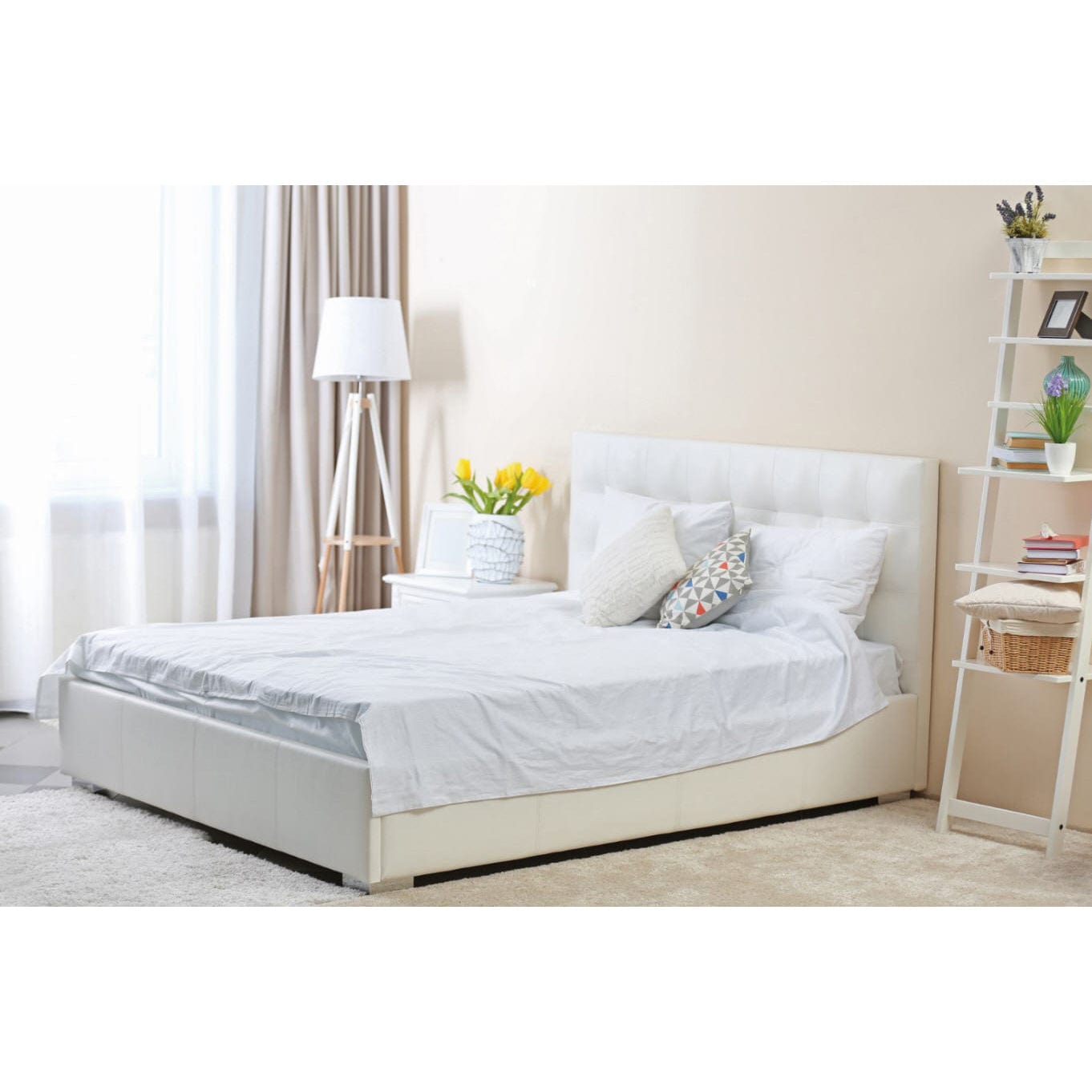 2-7/32" (56.3 mm) Contemporary Fixed-Height Furniture Leg Chrome alt 3