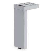 7-7/8" (200 mm) Adjustable Contemporary Versatile T or L Shaped Furniture Leg Aluminum alt 0