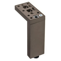 11-3/4" (300 mm) Adjustable Contemporary Versatile T or L Shaped Furniture Leg Bronze alt 0