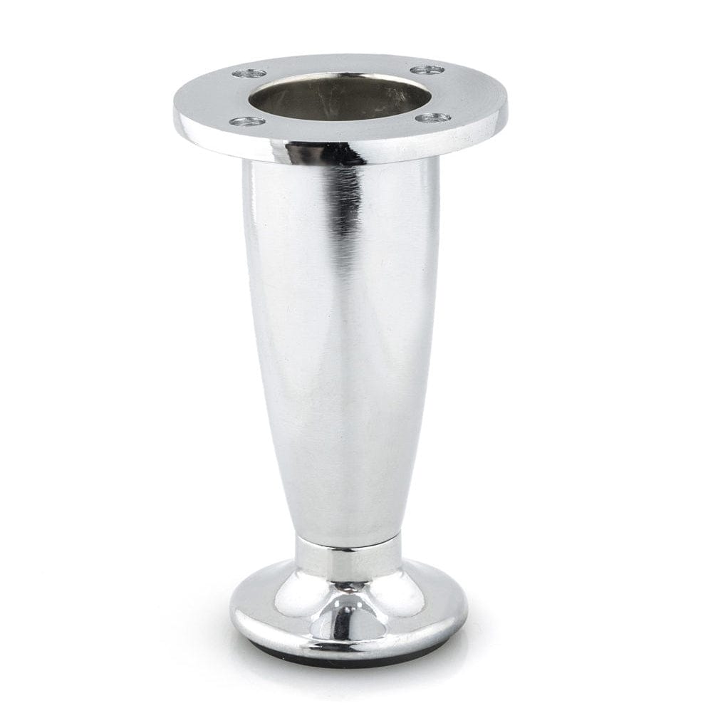 5-29/32" (150 mm) Adjustable Contemporary Furniture Leg Chrome alt 0