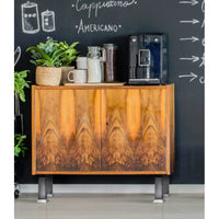 9-27/32" (250 mm) Vintage Adjustable Round Leg Rustic Brass alt 0