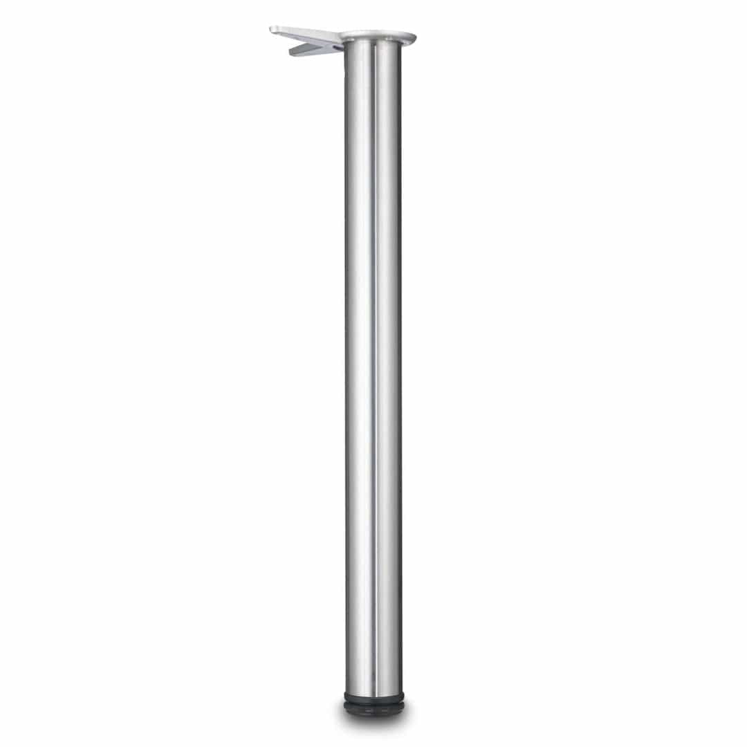 27-1/2" (700 mm) Adjustable Table Leg Stainless Steel Pack of 4 alt 0