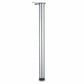 34-1/4" (870 mm) Adjustable Table Leg Chrome alt 0