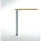 43-1/4" (1100 mm) Adjustable Table Leg Brushed Nickel alt 0