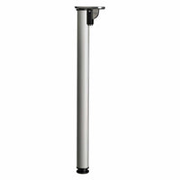 28" (711 mm) Folding AdjustableTable Leg Aluminum alt 0