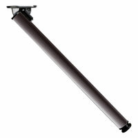 28" (711 mm) Folding AdjustableTable Leg Matte Black Adjustable alt 0