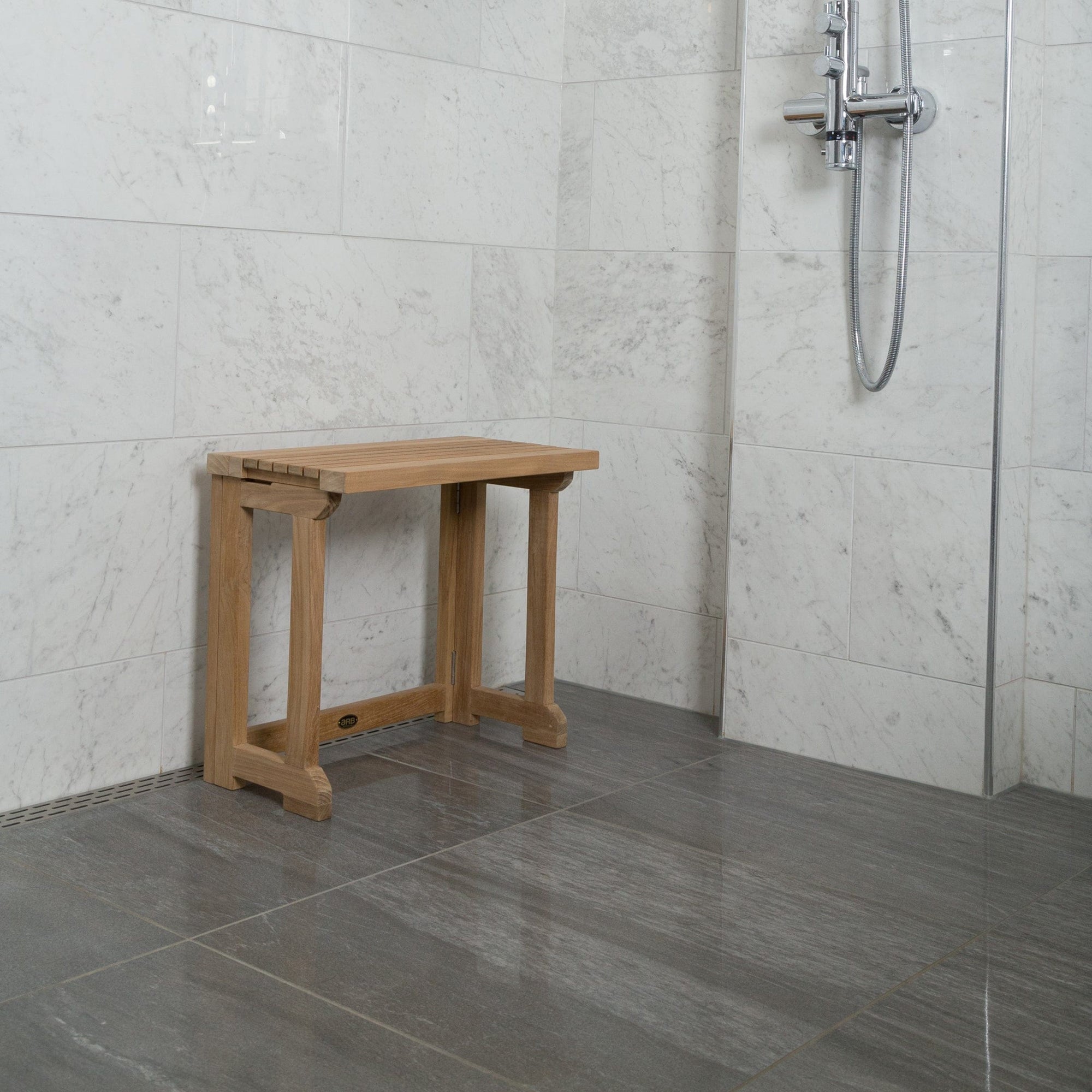 Folding Shower Bench with Gate Leg 20" (51 cm) alt 0
