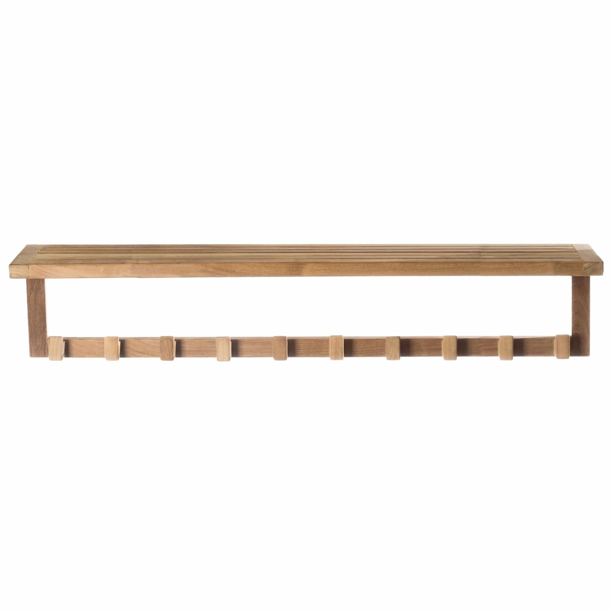 Wall Shelf with 10 Hooks alt 0