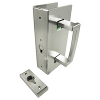 Cavity Sliders CL400 ADA Magnetic Pocket Door Handle for 1-3/4" Door Satin Chrome RH Snib alt 0