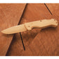 Arlo Wooden Lock Back Folding Pocket Knife - 6-7/8" - Unfinished Kit alt 0