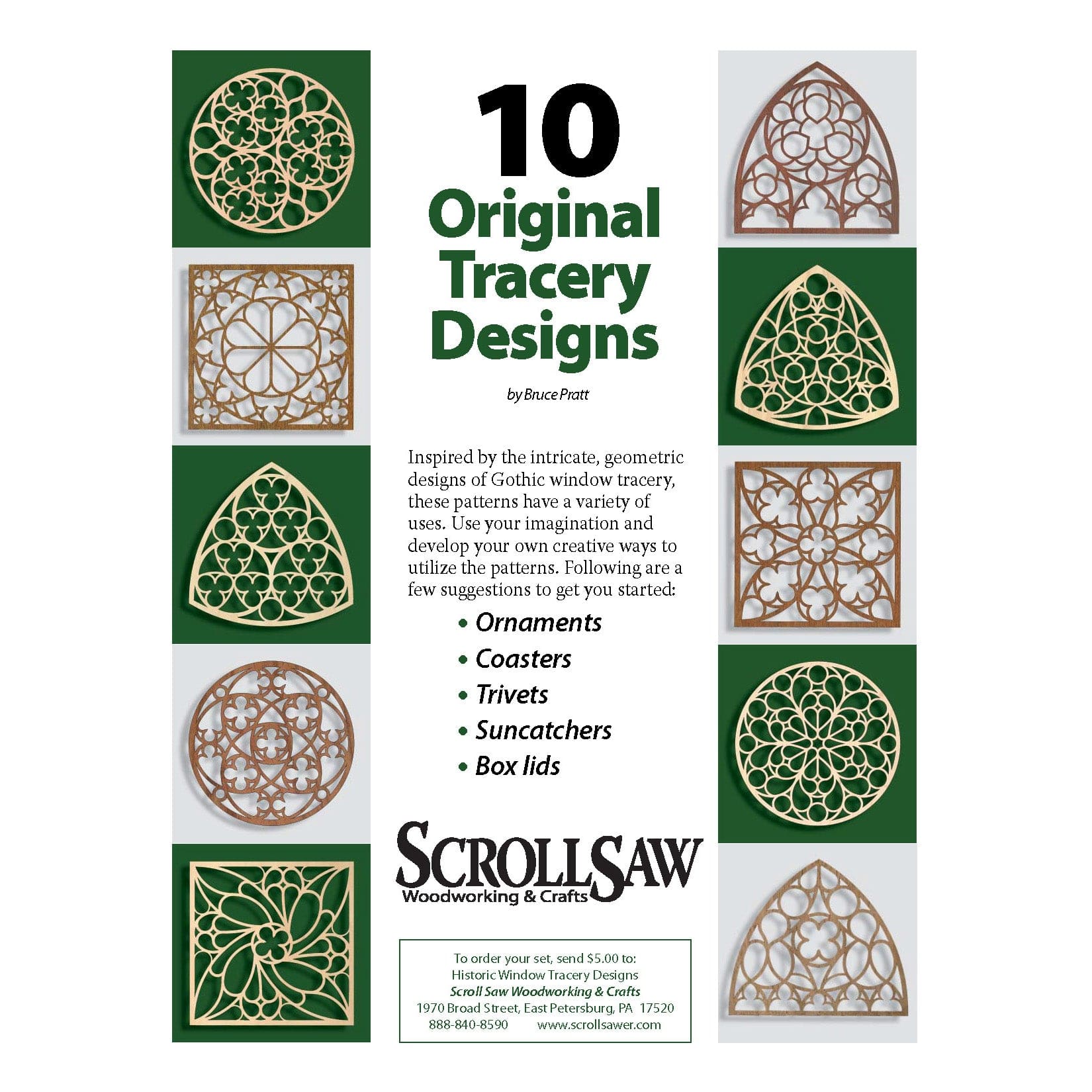 10 Original Tracery Designs Pattern Pack alt 0