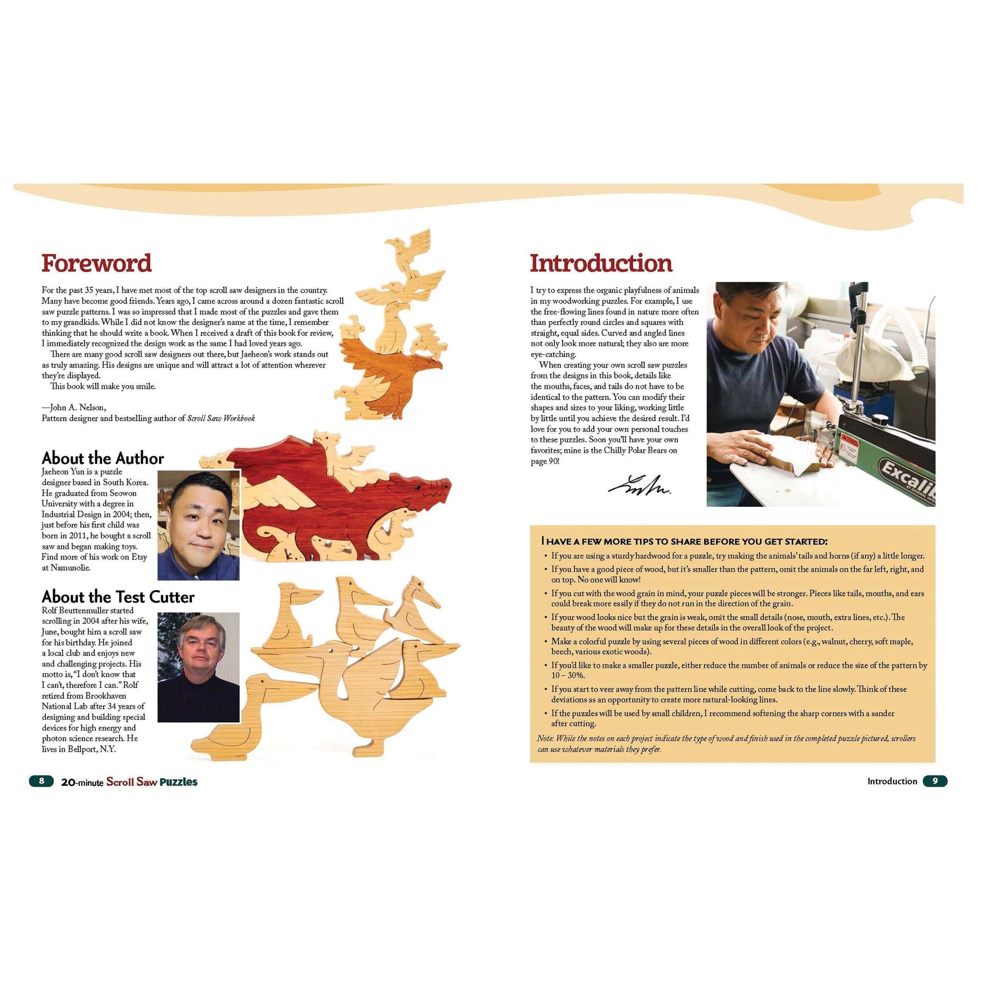 20-Minute Scroll Saw Puzzles: 56 Easy Animal Designs for Beginners alt 0