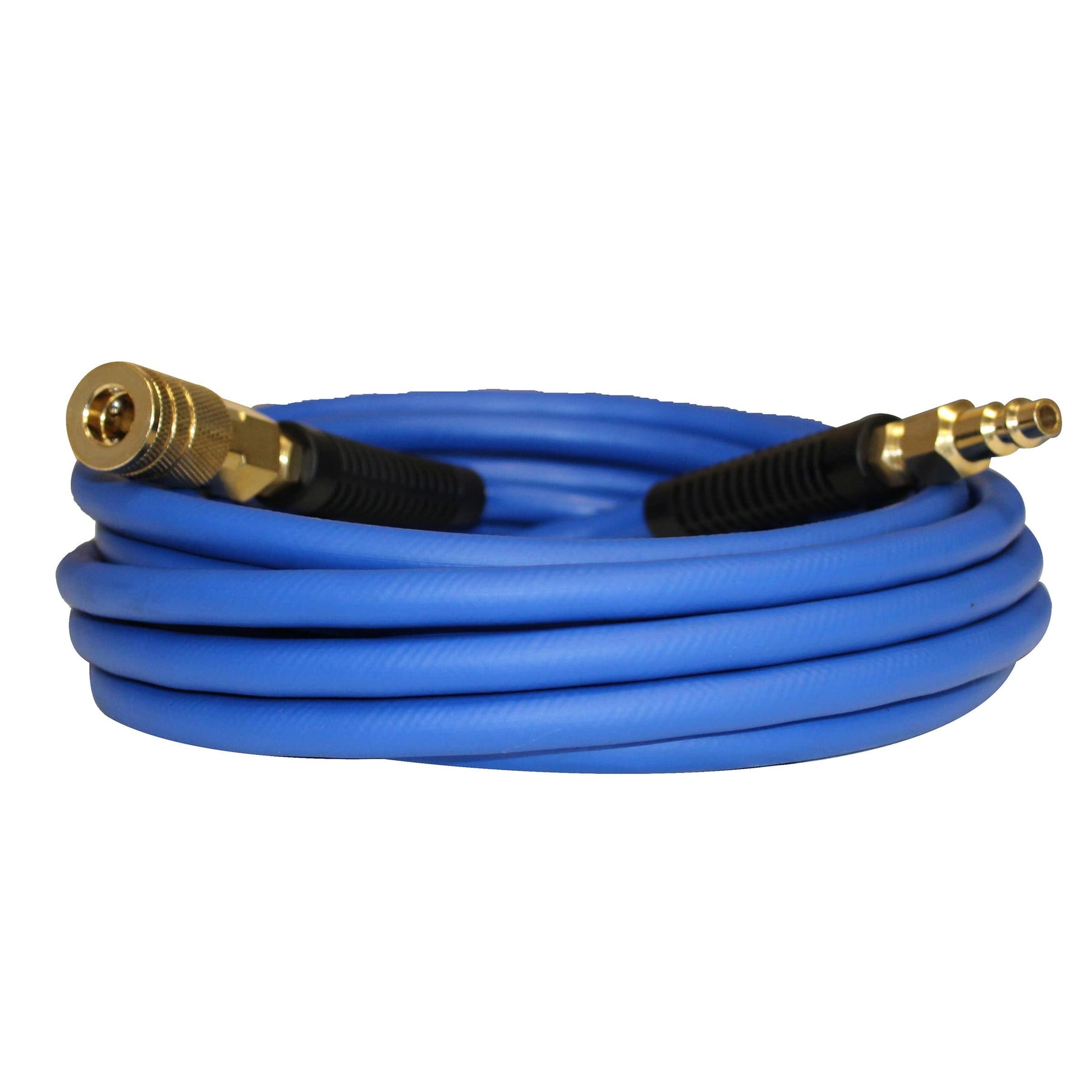 Hybrider Flex 1/4" 25ft Hybrid Air Hose with Quick Connect Air Fittings alt 0