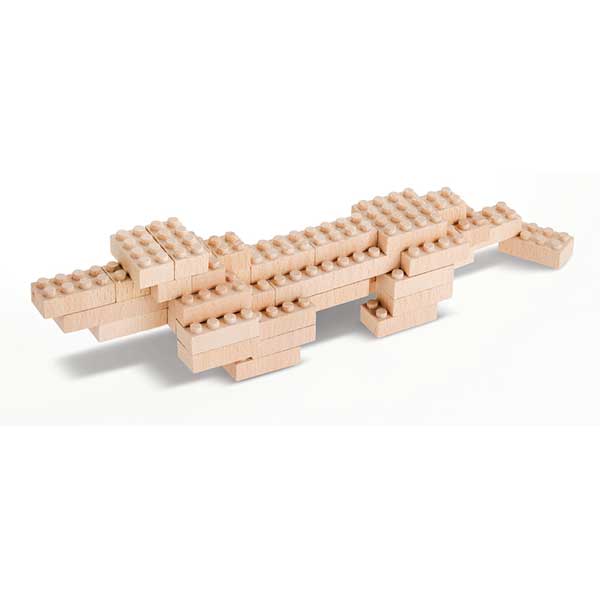 Wooden Bricks 3-in-1 Builds - Dog