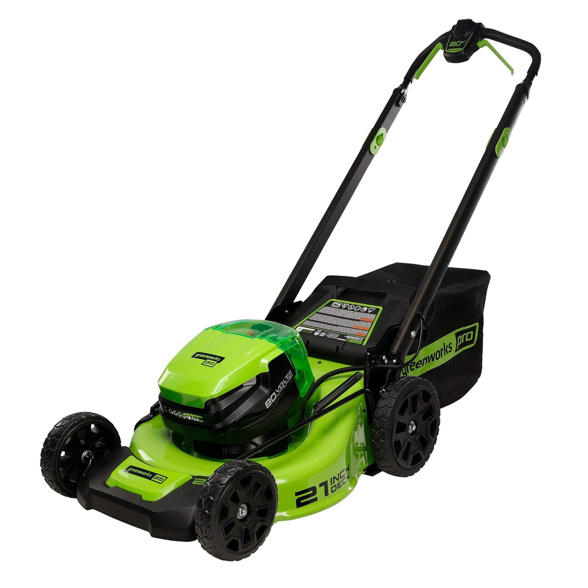 21" Push Mower, Dual Battery Ports with 4.0 Ah Battery and 4A Rapid Charger alt 0