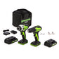 GW 24V BL Drill / Impact Driver with Two 2AH Batteries and Charger alt 0