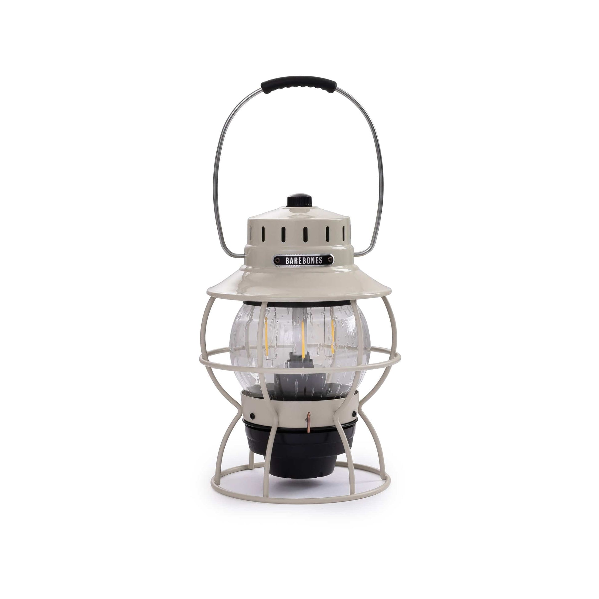 Railroad Lantern Vintage White alt 0