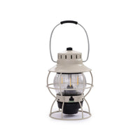 Railroad Lantern Vintage White alt 0