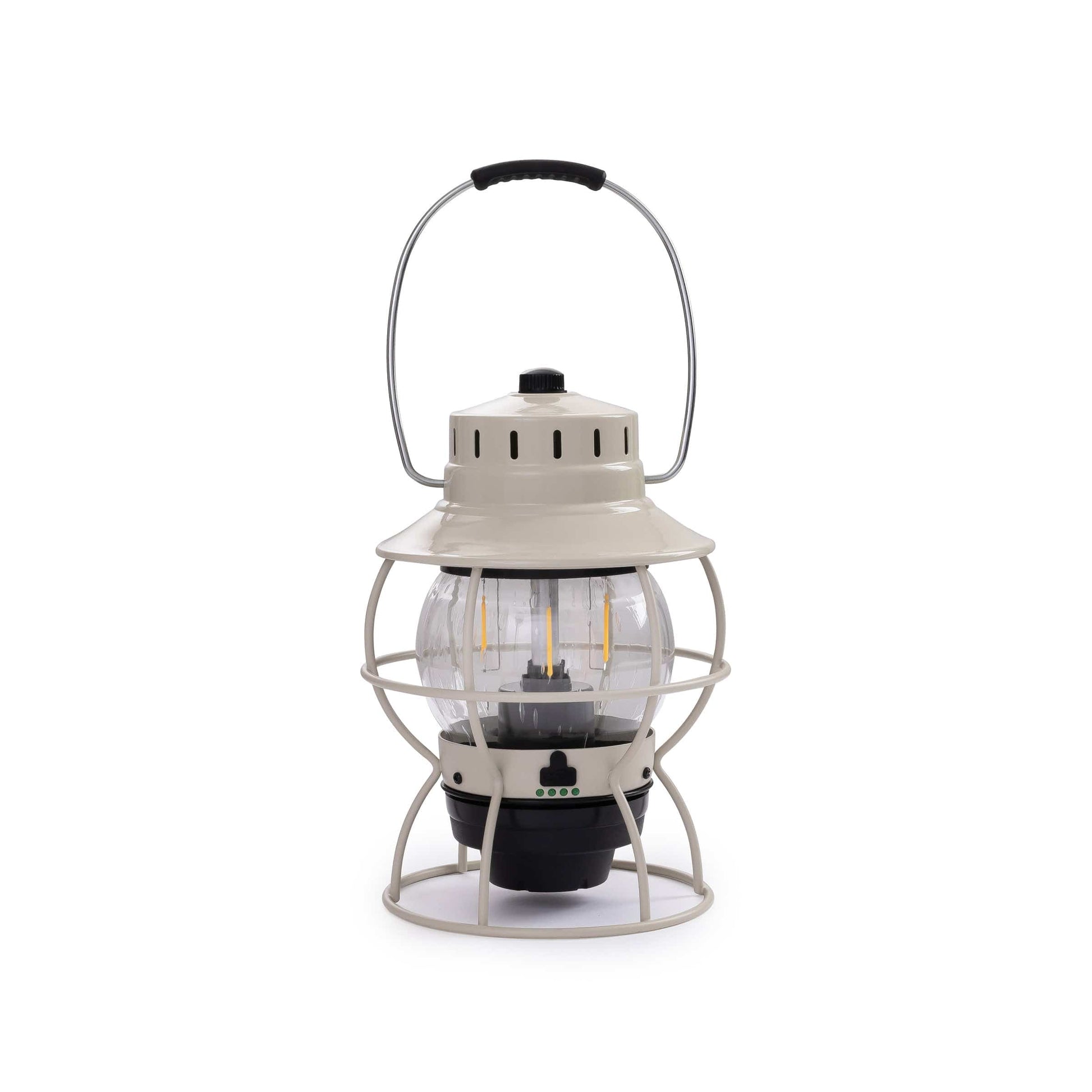 Railroad Lantern Vintage White alt 0