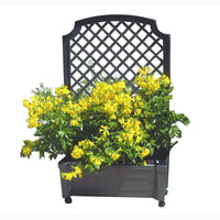 Calypso Planter Trellis Anthracite Gray alt 0