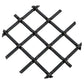 .5" Round Single Diamond Decorative Grille - Flat Black, 18" W x 48" L Sheet alt 5