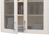 .375'' Single Flat Diamond Decorative Grille - Antique Pewter, 18''W x 48''L Sheet alt 375