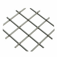 .75" Multi-Crimp Single Diamond Decorative Grille - Antique Pewter, 18" W x 48" L Sheet alt 75
