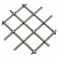 .5" Round Single Diamond Decorative Grille - Antique Pewter, 36" W x 24" L Sheet alt 5