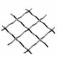 .75" Pressed Single Diamond Decorative Grille - Satin Nickel, 36" W x 48" L Sheet alt 75