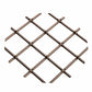 .75" Multi-Crimp Single Diamond Decorative Grille - Antique Brass, 36" W x 48" L Sheet alt 75