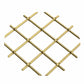 .75" Multi-Crimp Single Diamond Decorative Grille - Satin Brass, 36" W x 48" L Sheet alt 75