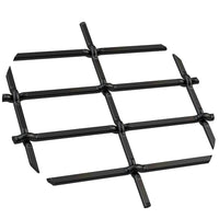 1" Flat Straight Weave Decorative Grille - Flat Black, 36" W x 48" L Sheet alt 0