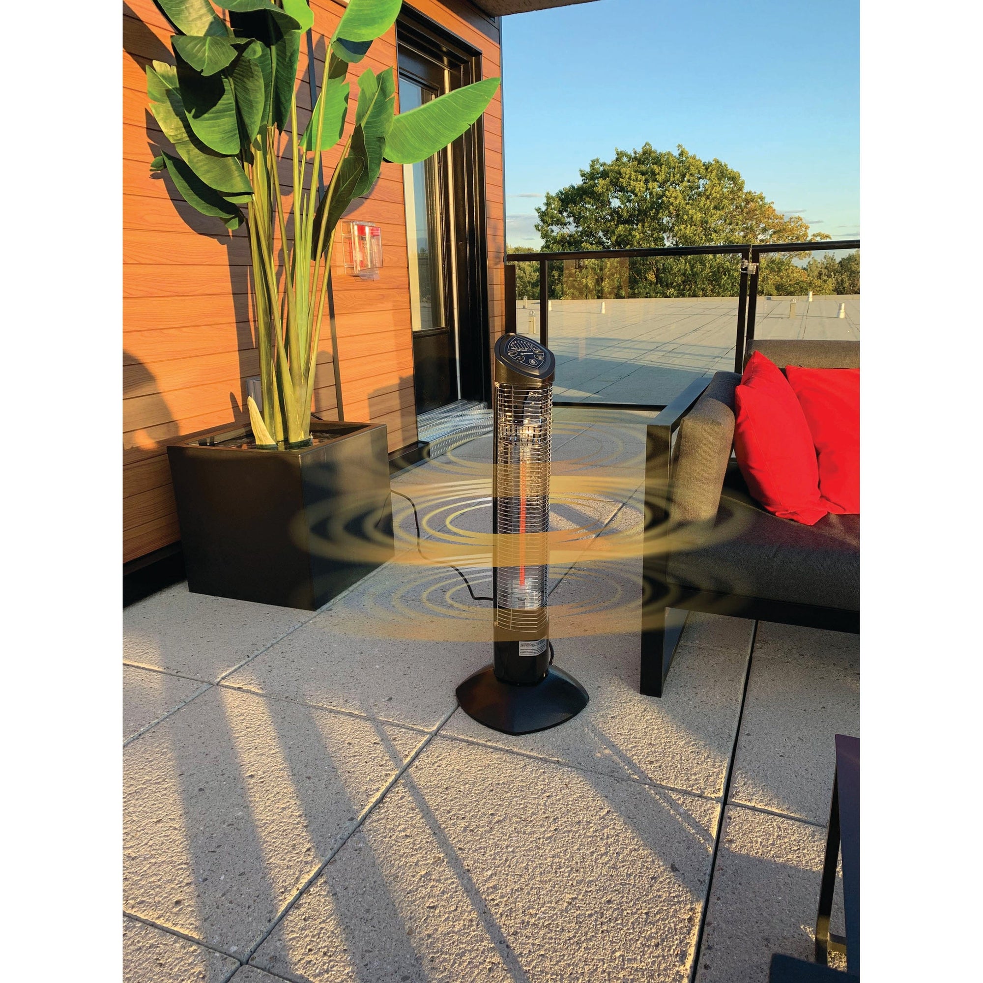 Westinghouse Infrared Electric Outdoor Heater - Freestanding  Oscillating With Remote alt 0