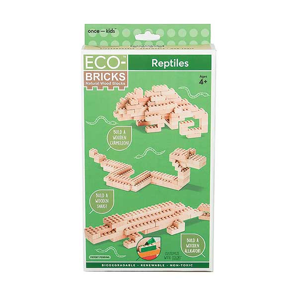Wooden Bricks 3-in-1 Builds - Reptiles