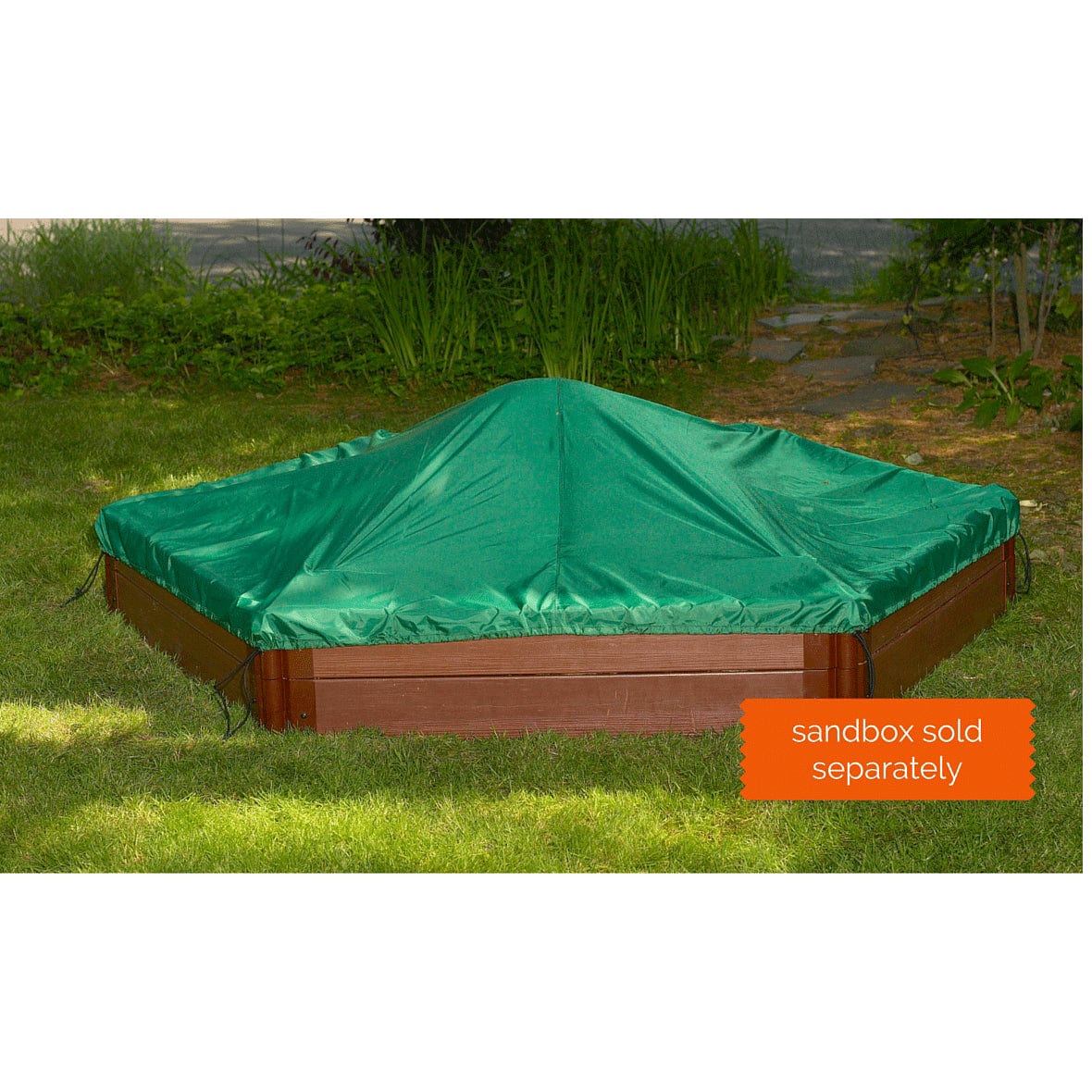 Hexagon Sandbox Tarp Cover, 7' x 8; x 28" alt 0