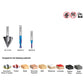 3pc CNC Starter Set with 60 Degree V-Groove Bit with Case alt 1